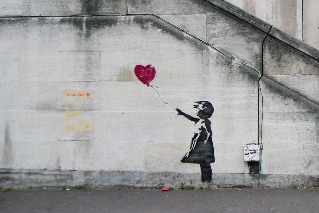 【Banksy】班克斯，英国百万涂鸦的神秘艺术家